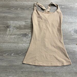 Spanx Tank Top Women's Size Medium Slimming Cami Beige